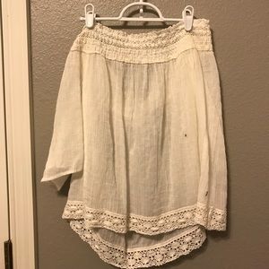 The CUTEST strapless shirt😍😍😍